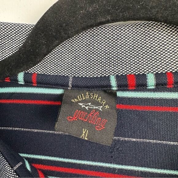 Paul & Shark Men’s Striped Polo Sz XL - Picture 7 of 10